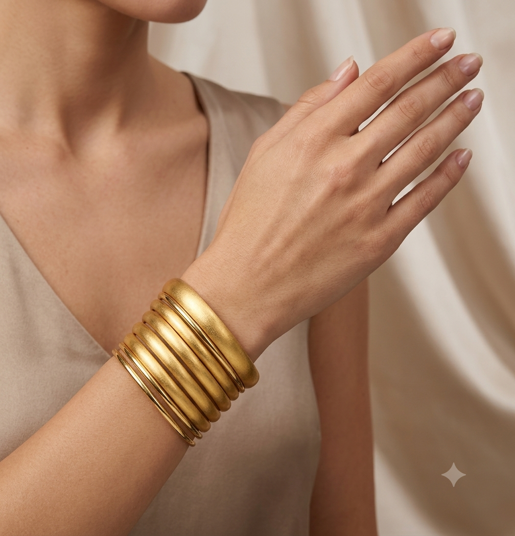 6 piece ethnic jewellery bangle set