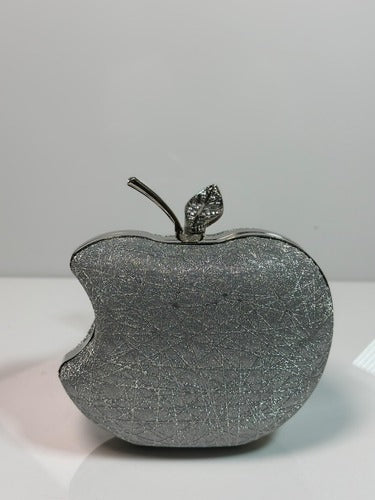 Apple shape party clutch bag for women