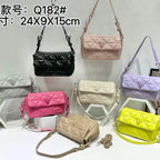 Contemporary quilted shoulder purse by Rivaalane