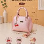 Elegant Cherry Charm Shoulder Bag for Women