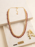 Elegant floral pearl necklace for wedding wear