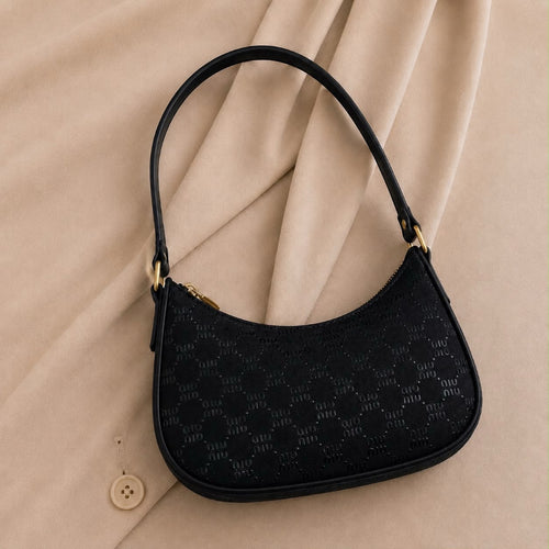 Elegant monogram hobo handbag for women by Rivaalane
