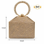 Elegant party wear clutch bag for women by Rivaalane