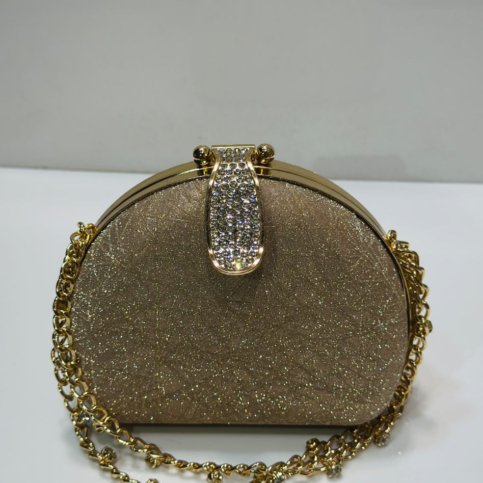 Elegant sparkly evening bag for weddings and parties