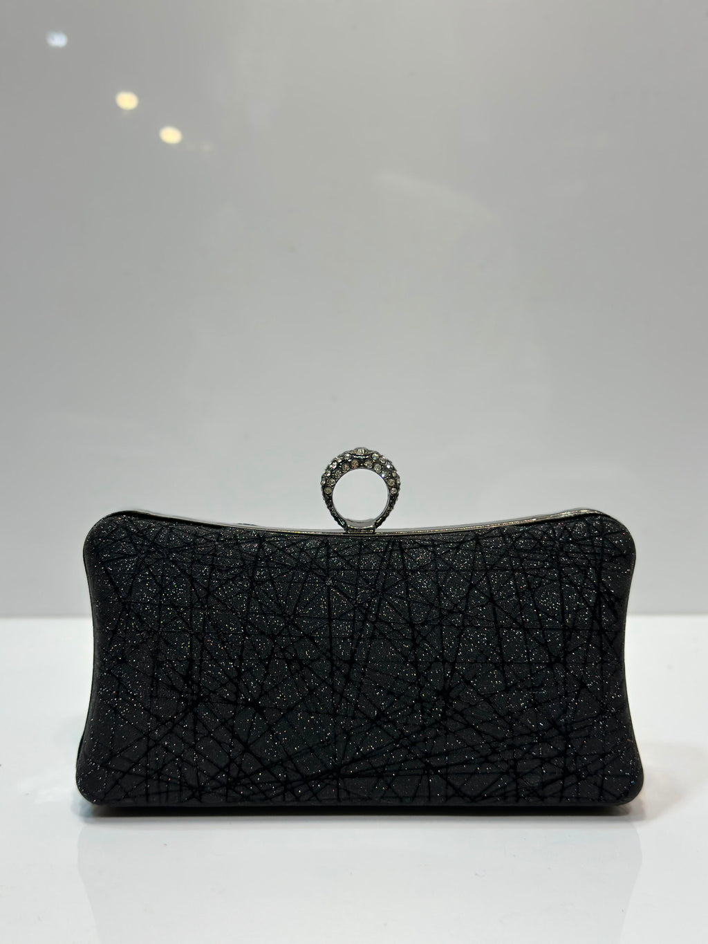 Elegant textured evening clutch purse for women