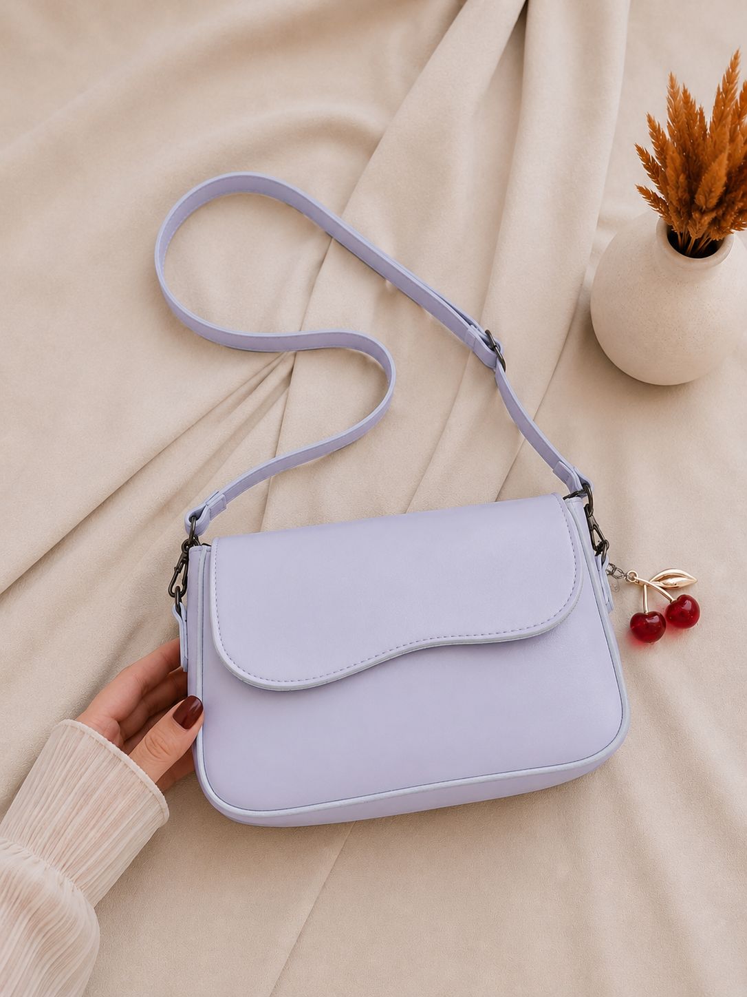 Fashionable Cherry Design Shoulder Purse
