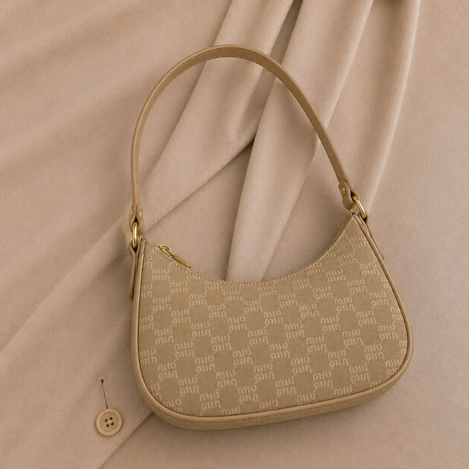 Fashionable monogram shoulder handbag for women
