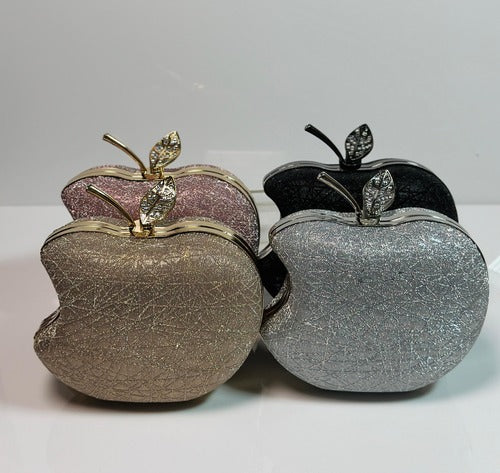 Glamorous apple shape evening clutch for women