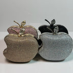 Glamorous apple shape evening clutch for women