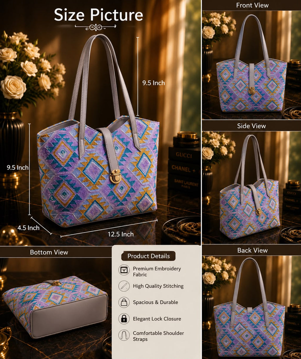 Large Capacity Women's Shoulder Tote Bag