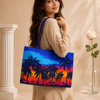 Luxury Ethnic Block Print Tote Bag for Women by Rivaalane