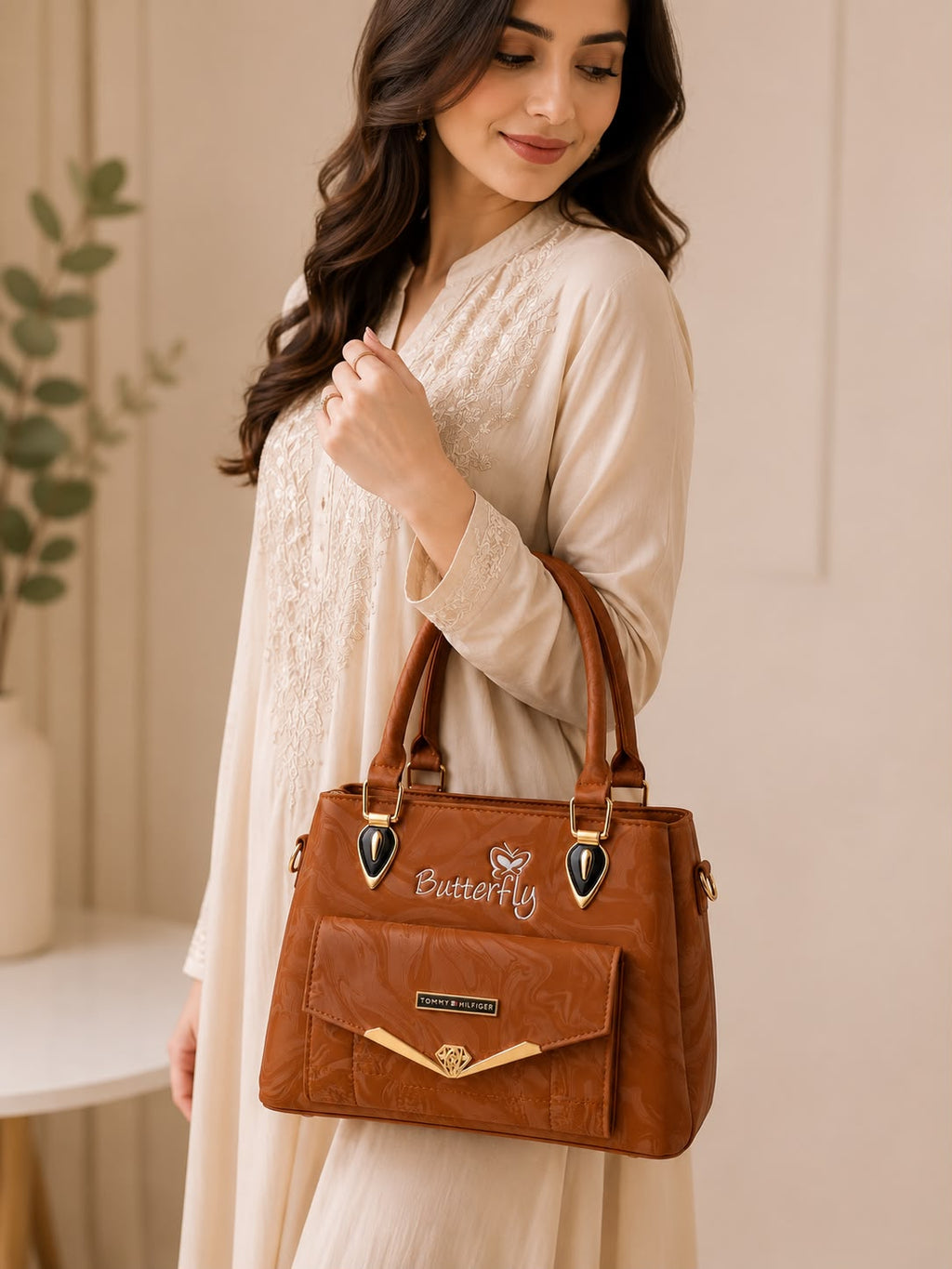 Luxury Marble Print Handbag for Women by Rivaalane