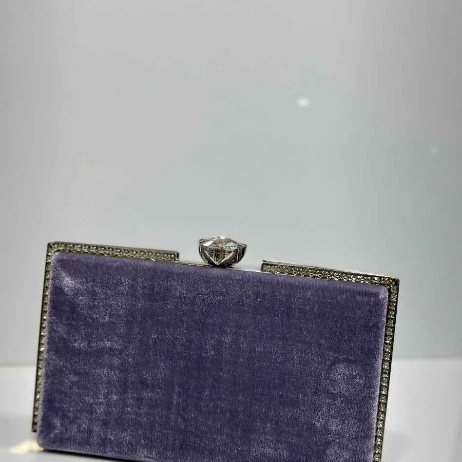 Luxury velvet party clutch bag for weddings and special occasions