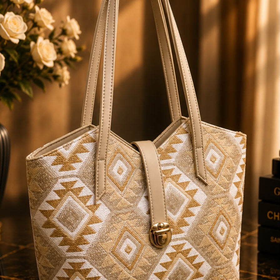 Modern Large Capacity Tote Bag for Everyday Use