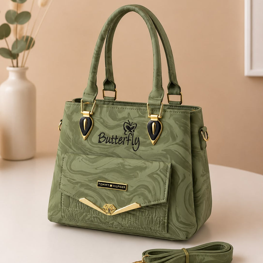 Modern Marble Pattern Women's Handbag