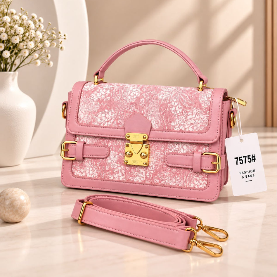 Patterned everyday handbag for women