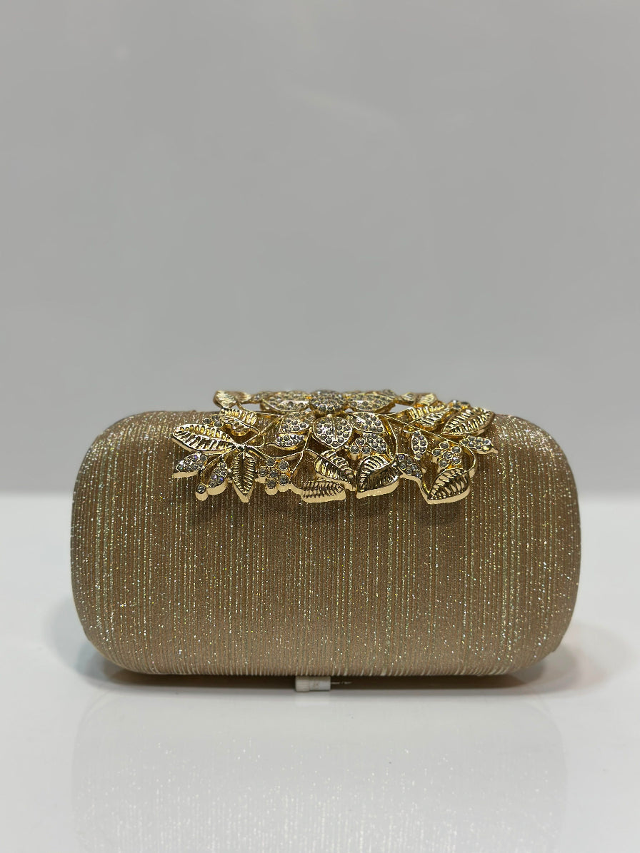 Premium shimmer evening clutch purse for women