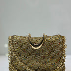 Premium sparkling crystal evening clutch for women, suitable for weddings, parties, and formal events