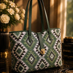 Rivaalane Elegant Woven Pattern Shoulder Handbag