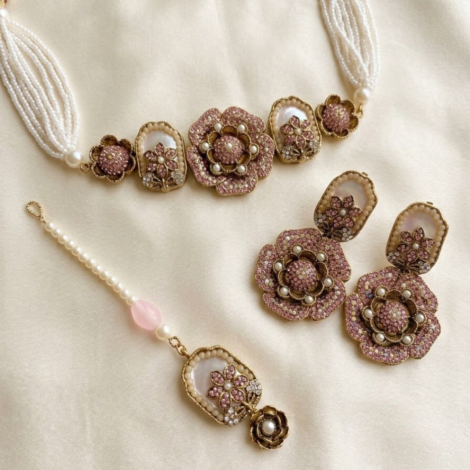 Rivaalane Manjus bridal-inspired jewellery set for women