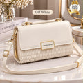 Rivaalane quilted crossbody handbag with gold hardware