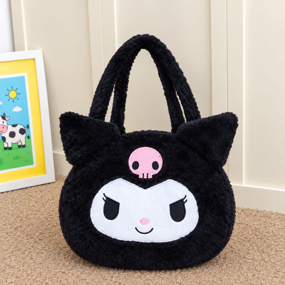 Rivaalane soft plush tote bag for casual outings