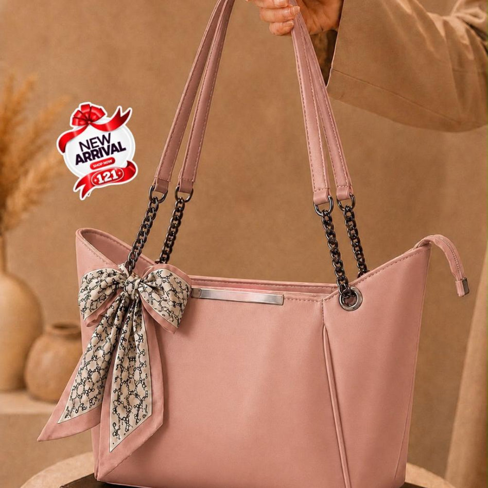 Rivaalane structured shoulder tote bag