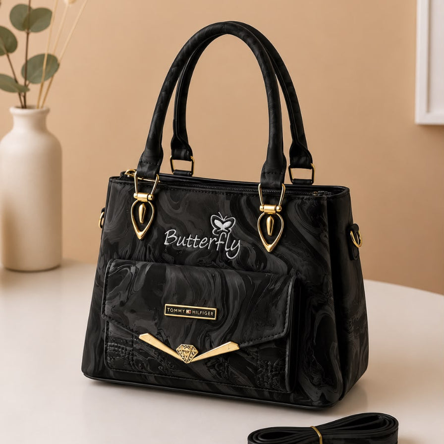 Stylish Dual Handle Shoulder Purse for Ladies