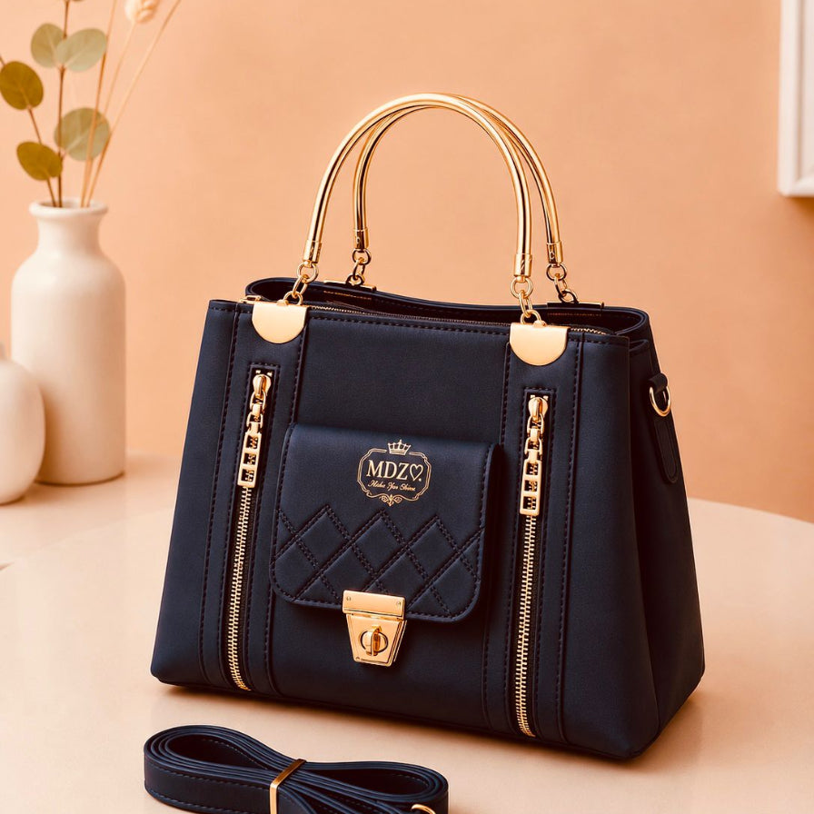 Stylish quilted satchel bag for women
