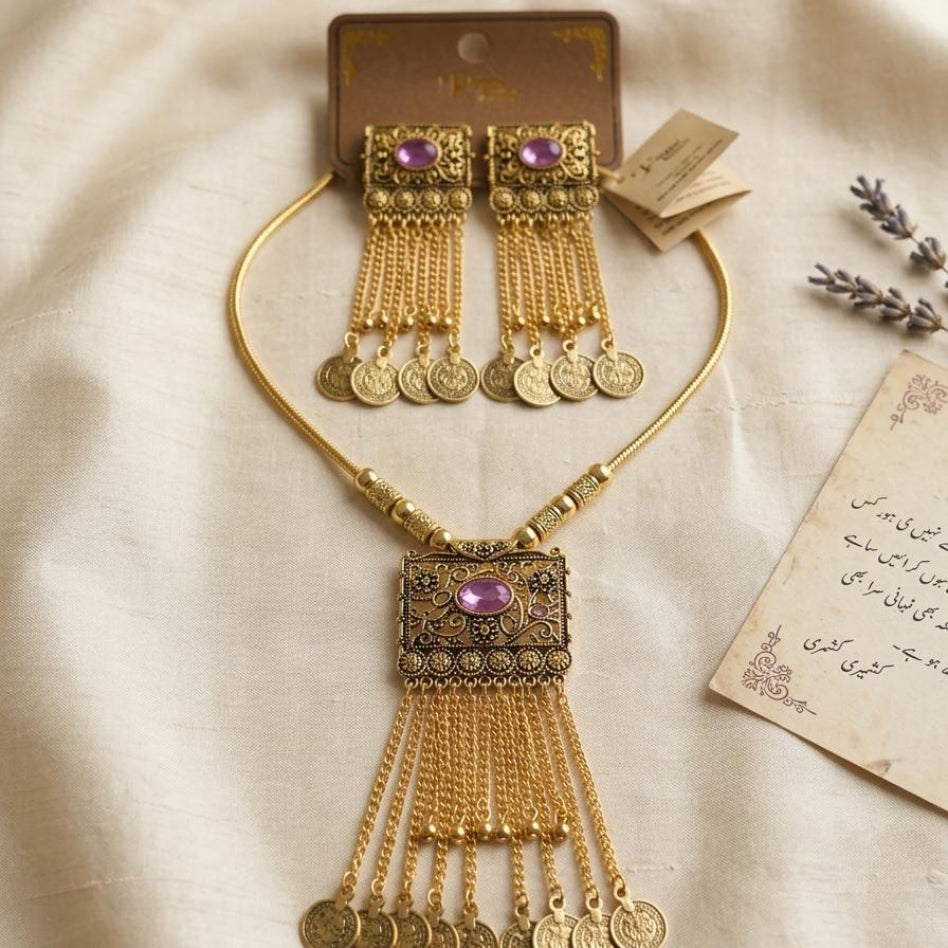 Traditional coin mala jewellery for women