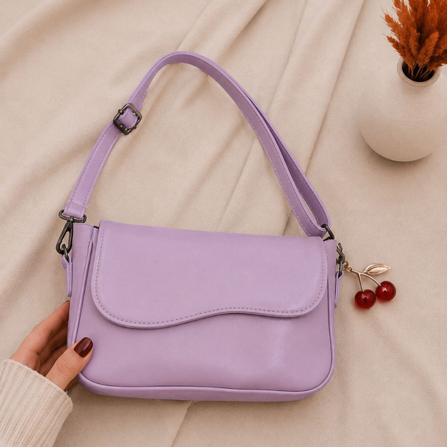 Trendy Cherry Frame Fashion Handbag for Girls