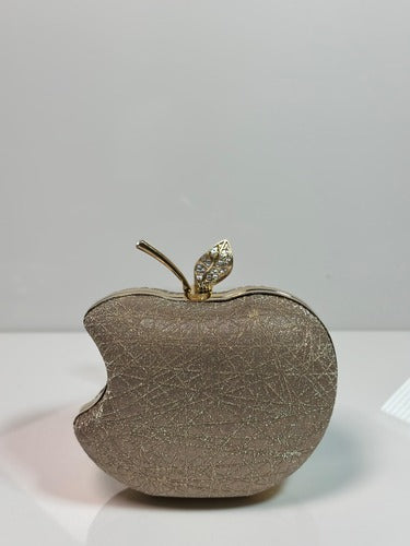 Unique apple shape wedding clutch