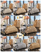 Handcrafted Crystal Beaded Party Clutch with Top Handle & Frame Clasp | Rivaalane