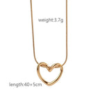 Dainty Puffy Heart Pendant Necklace with Beaded Chain Detail | Rivaalane