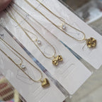Women's Dainty Zirconia Layered Charm Necklace | Rivaalane