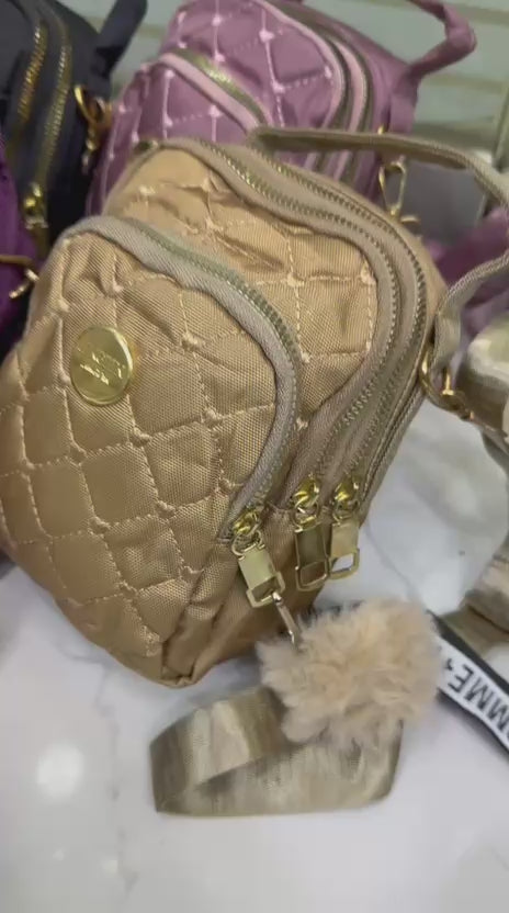 Rivaalane quilted backpack for women